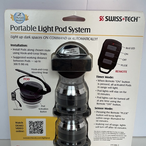 Swiss+Tech 3 Pod Portable Light Pod System - Picture 4 of 4